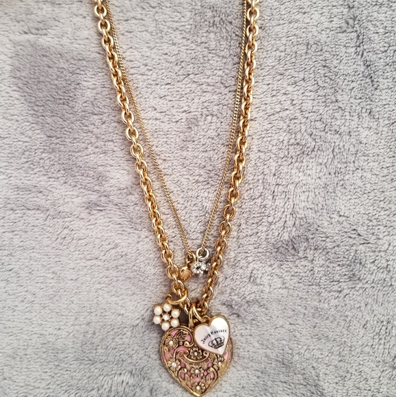 Vintage Juicy Couture Heart Necklace - Picture 4 of 5